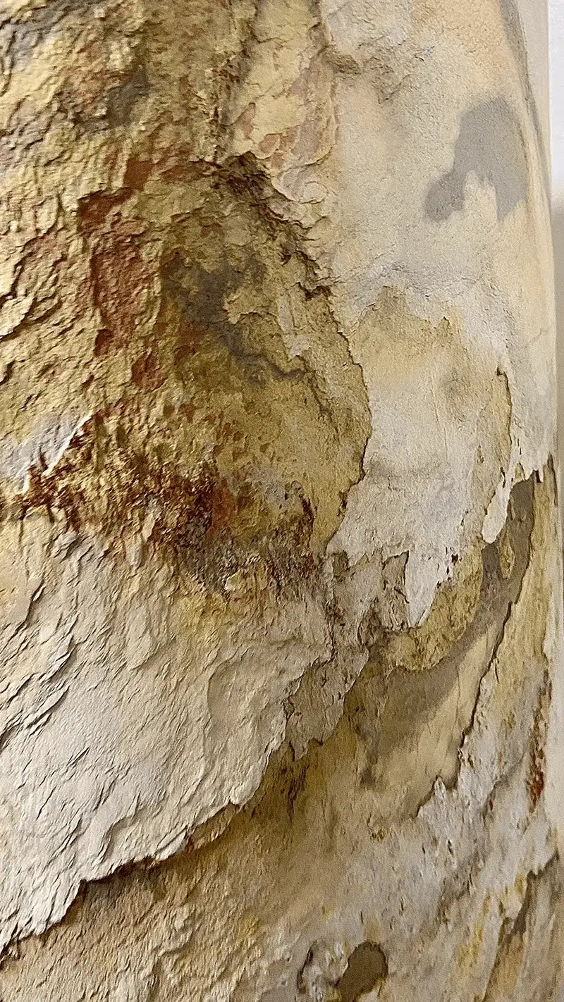 Détail. Applique murale Véra en ardoise Pierre de Lune  | Atelier Maus . Fabrication française